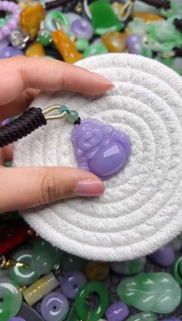 颈饰未镶嵌翡翠缅甸翡翠吊坠