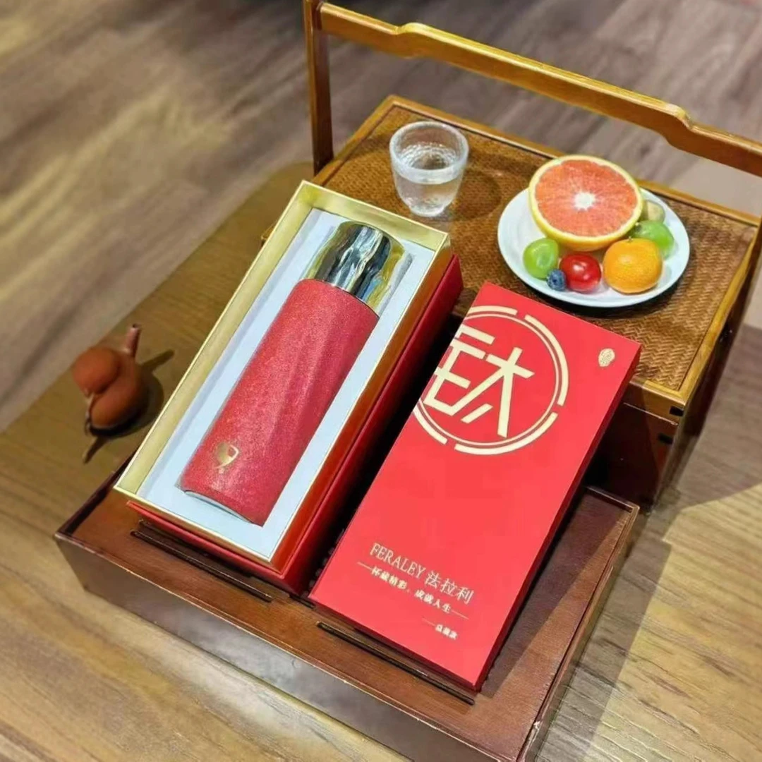 外贸原单法拉利创意覆钛保温杯茶水分离养生泡茶杯轻奢高端茶杯