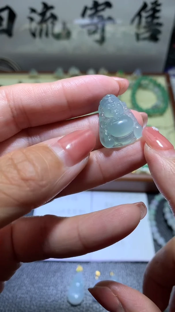 【闪购商品】翡翠颈饰未镶嵌069天然缅甸翡翠A货
