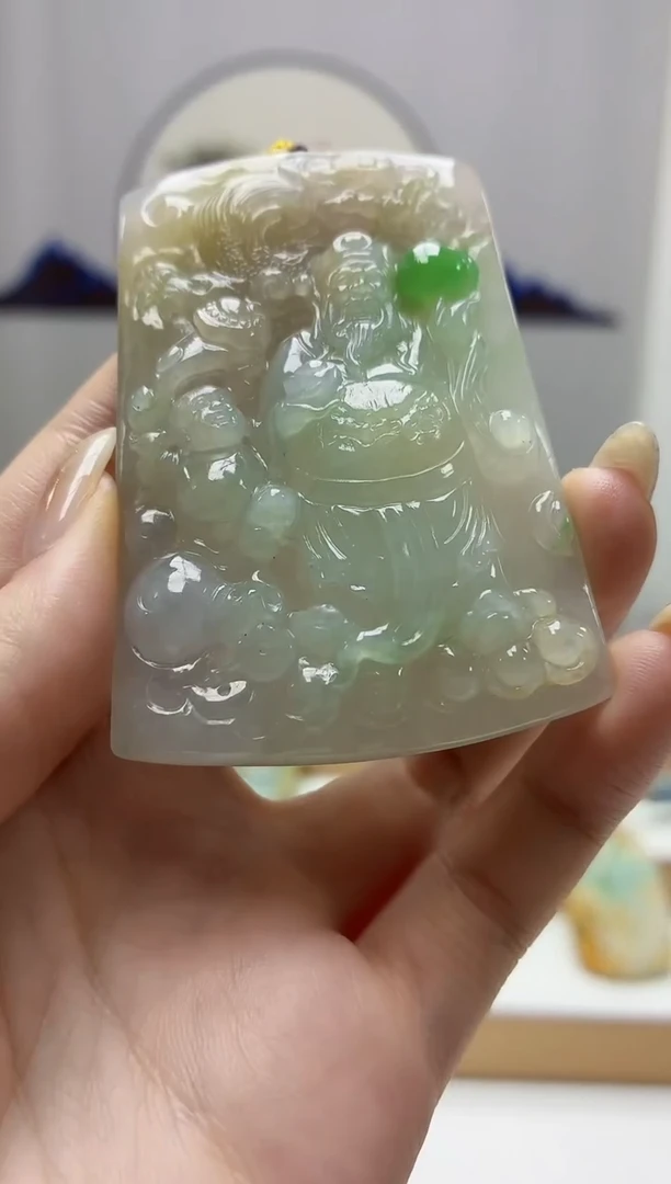 未镶嵌定制翡翠5060jw-毛货挂件127