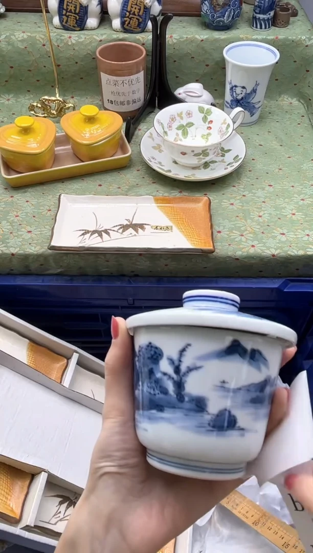 瓷片蓝**雪    B294