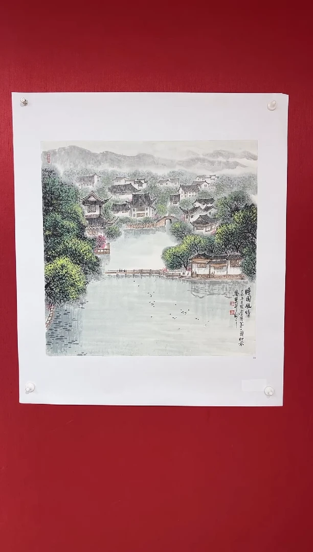 国画乐艺老师画作