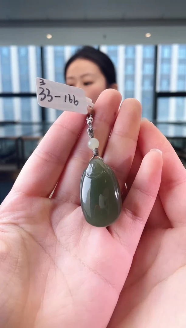 和田玉未镶嵌颈饰166
