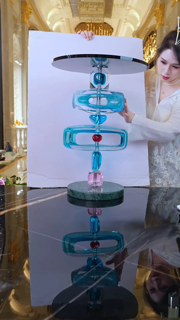 琉璃琉璃艺术边几L46