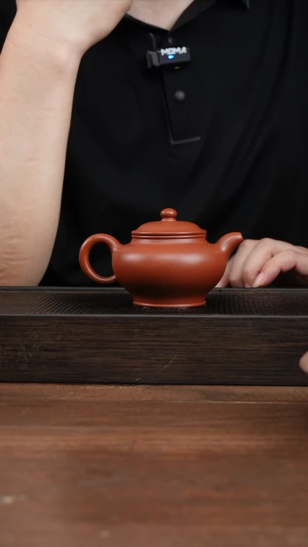 茶壶紫砂帅****好全手朱泥掇只     180CC
