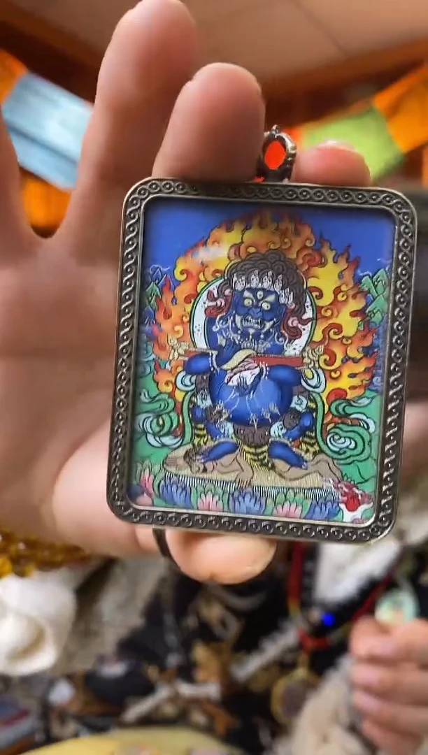 【闪购商品】泥塑两臂大黑天-与实物略有差异介意者慎拍