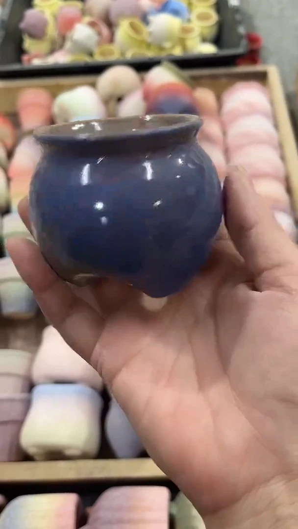 麦饭石粗陶多肉花盆