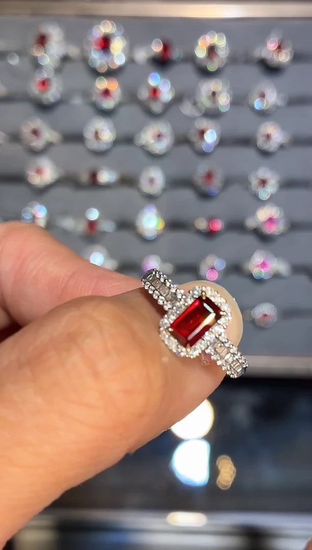 18K金镶嵌戒指红宝石【闪购】1.01ct/七天鉴赏/无烧鸽血红
