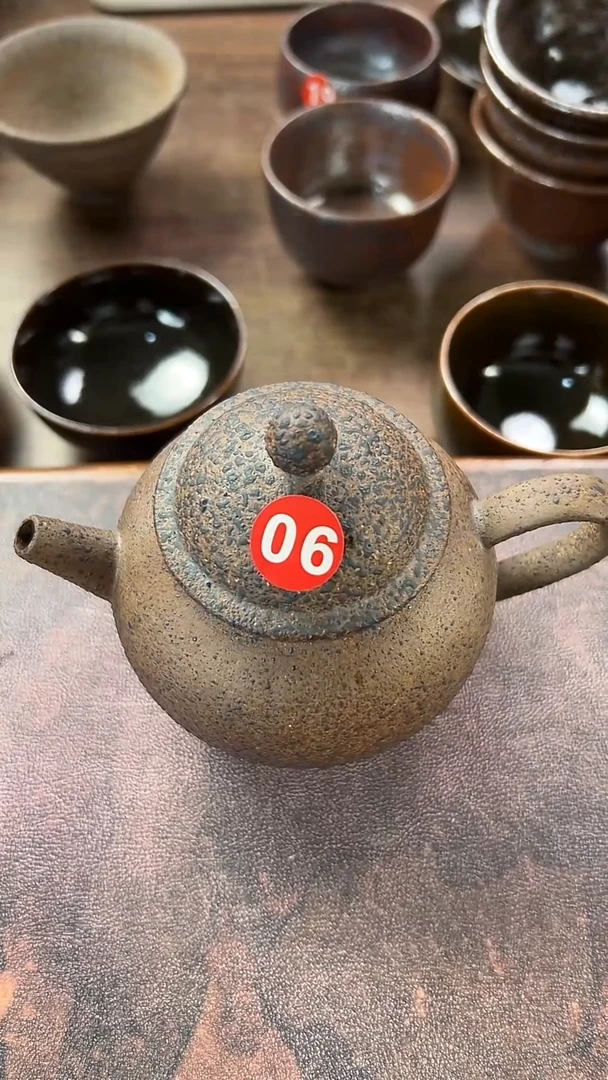 陶裸烧原矿泡茶壶煤窑