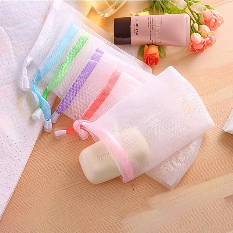 起泡网小泡沫网手工皂打泡网洗脸洁面脸部香皂洗面奶发泡网皂网袋