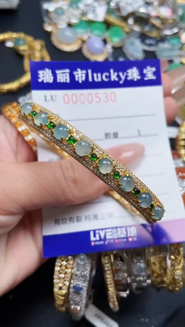 【闪购商品】翡翠颈饰银S925镶嵌0530