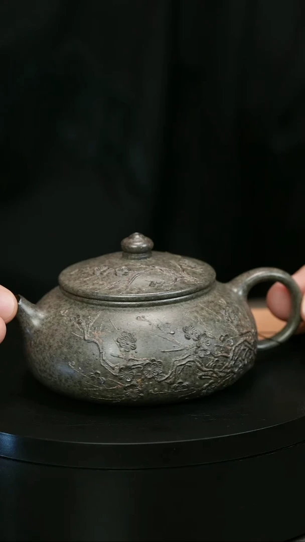 茶壶紫砂哥****说H1860陈春芬段泥梅花寒江