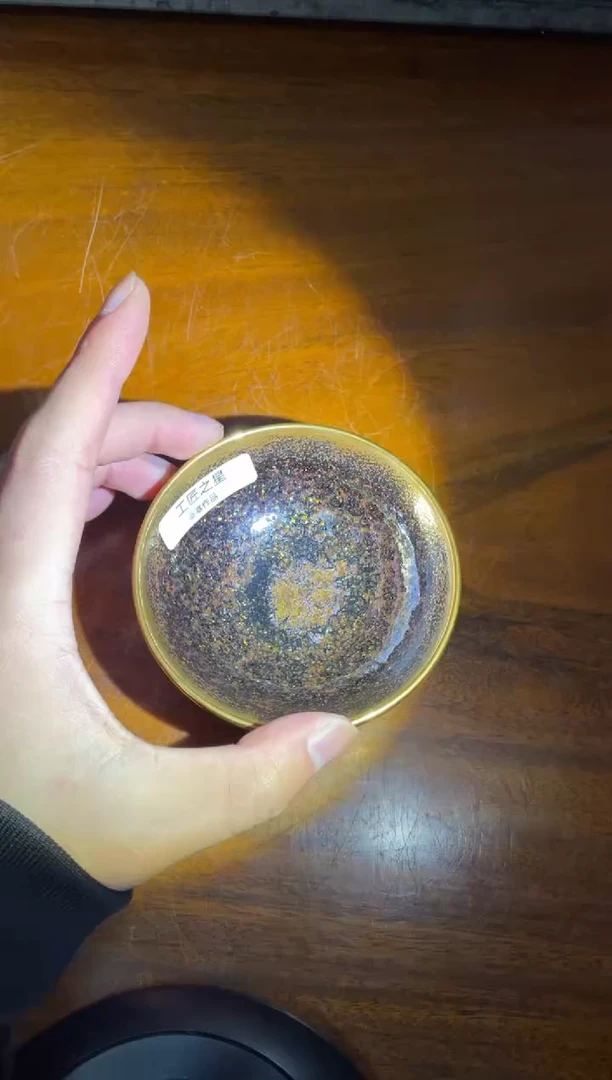 【闪购商品】茶盏名家李甲栈建盏（带证书礼盒）13
