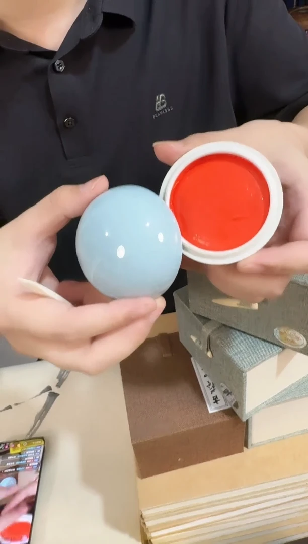 古艺30克朱砂印泥1个