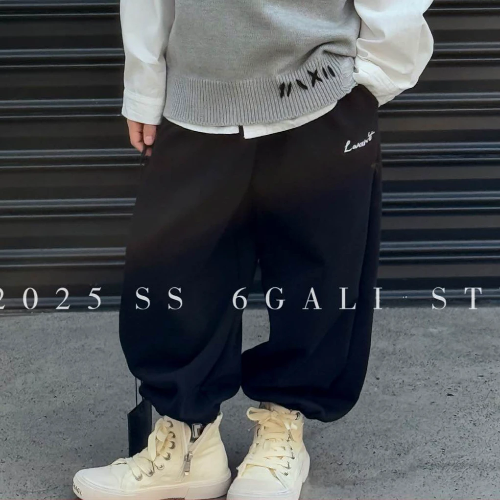 2025春季新款束脚百搭男童休闲裤运动裤-2038