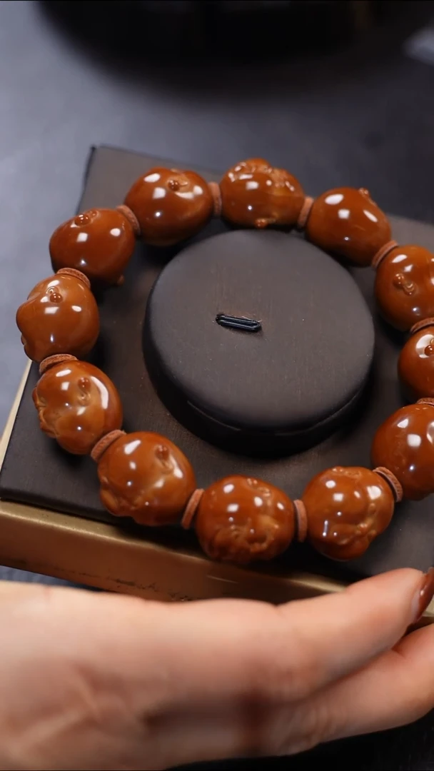 手串/手链橄榄核九林核雕文玩作品