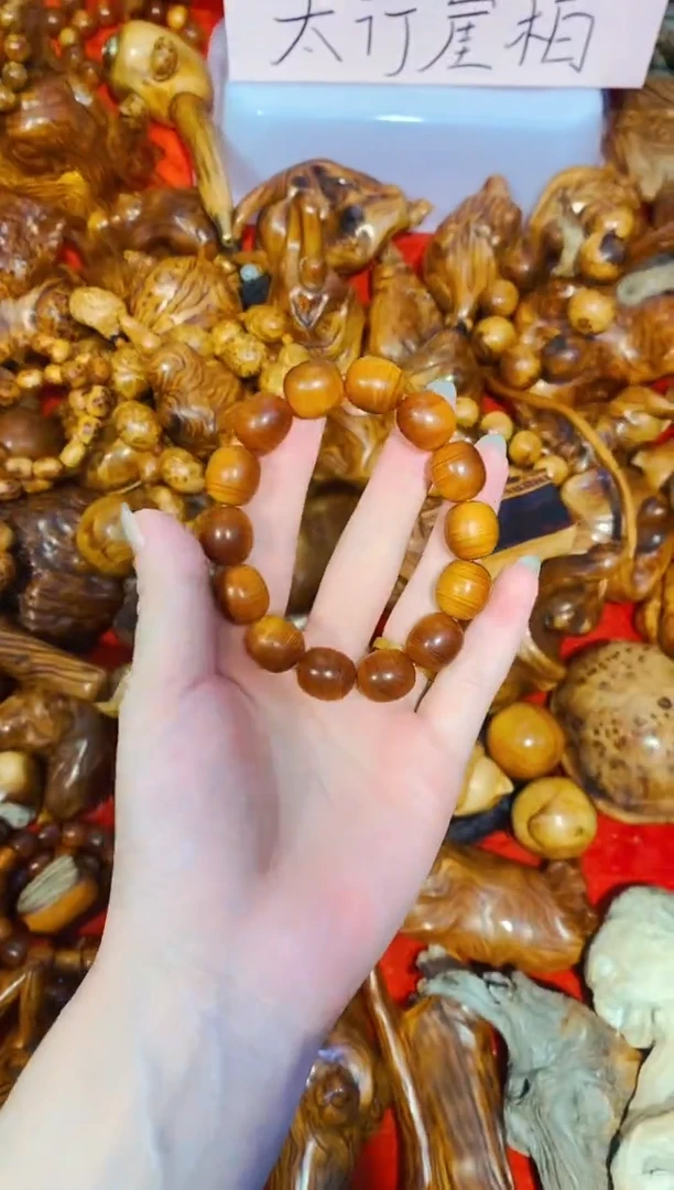 柏木（崖柏）小枣子单条太行崖柏陈化手把手串