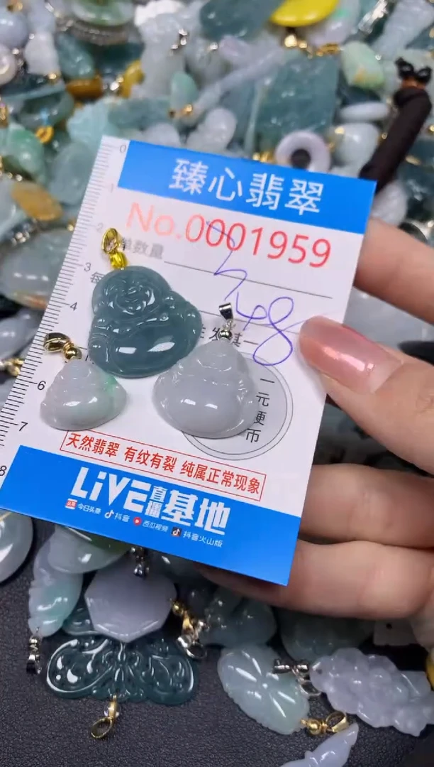 【闪购商品】翡翠颈饰未镶嵌含绳0001959