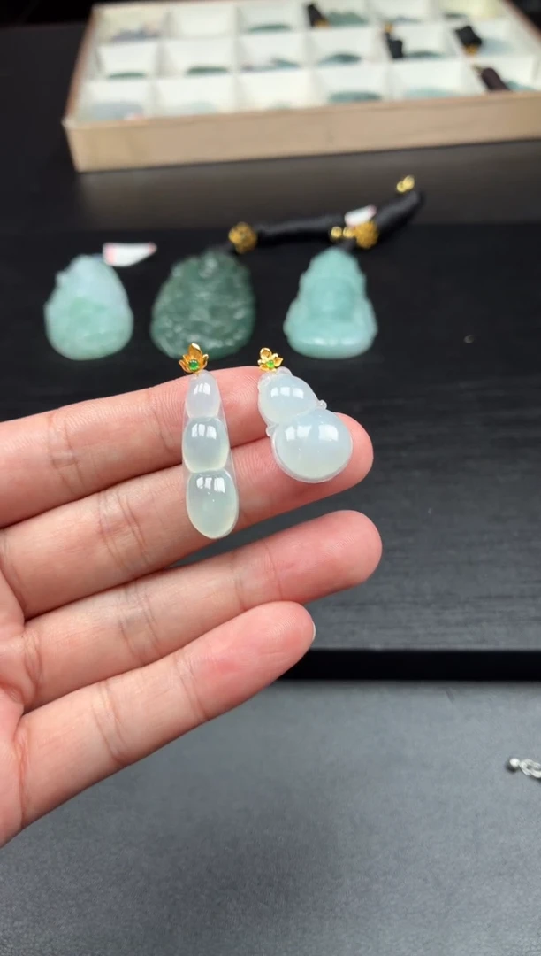 未镶嵌定制翡翠09-22HDJT0203192两个一起