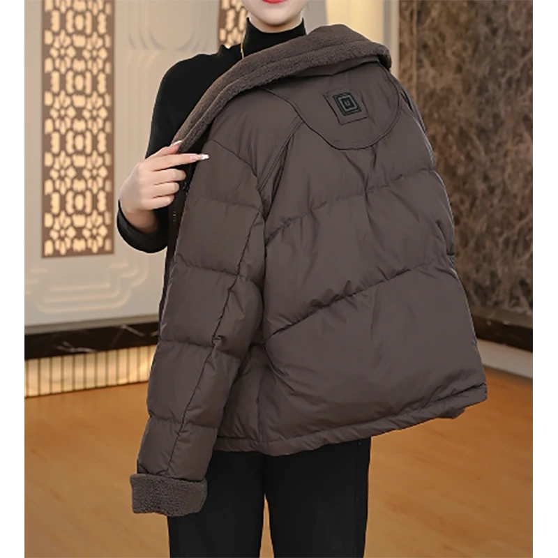 2025新款冬装气质时尚轻百搭显瘦保暖羽绒服