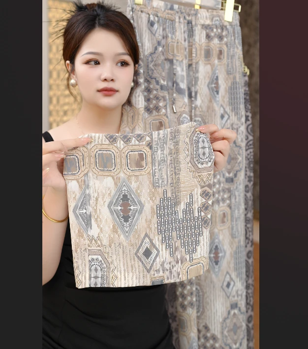 2025夏季新款高端洋气减龄别致设计轻奢休闲长裤