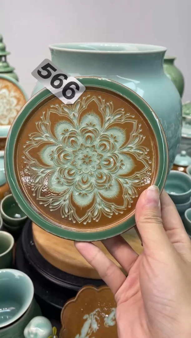 纯手工 瑕疵处理 特价福利 微瑕 慧仙青瓷