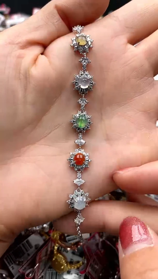 【闪购商品】翡翠戒指银S925镶嵌33333333    2