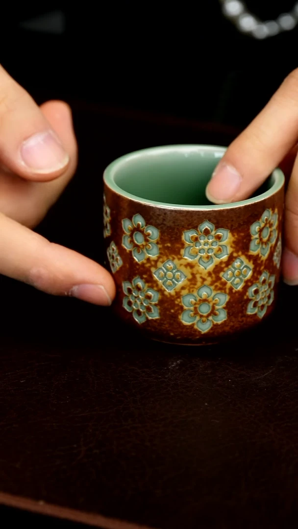 青瓷手工茶器包邮不带礼盒包邮