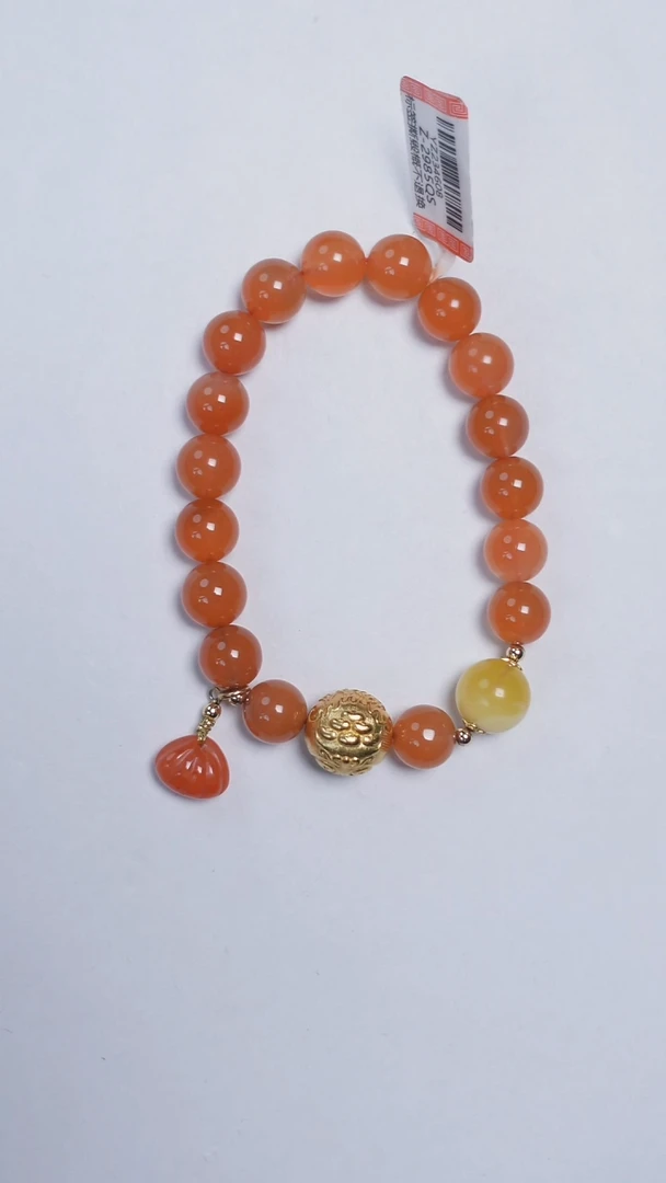 手链未镶嵌南红玛瑙南红圆珠手串9-11mm