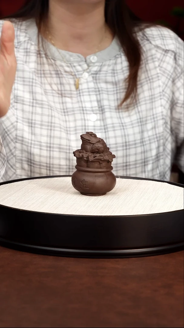 茶壶紫砂聚宝蟾