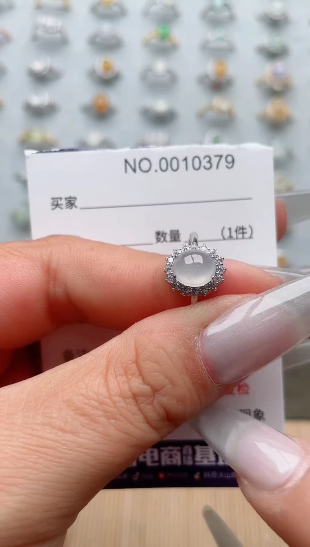 【闪购商品】翡翠戒指银S925镶嵌·