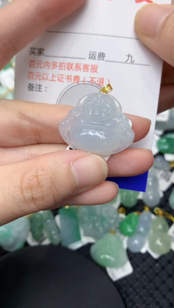 【闪购商品】翡翠颈饰18K金镶嵌1111111111