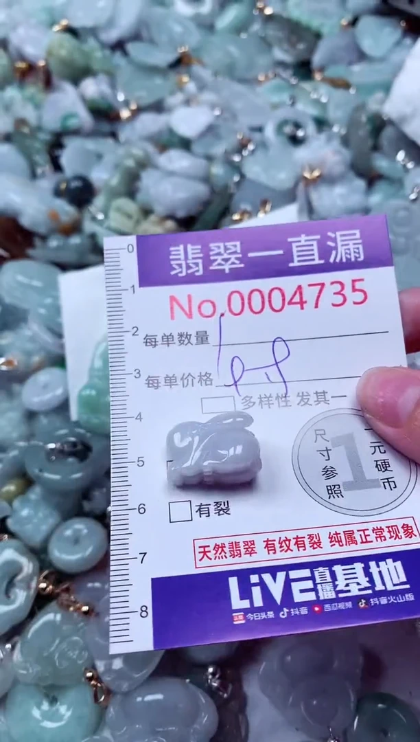 吊坠(不含链)未镶嵌翡翠4735