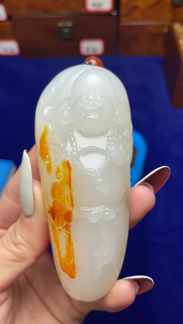 未镶嵌和田玉把件云****统和田玉