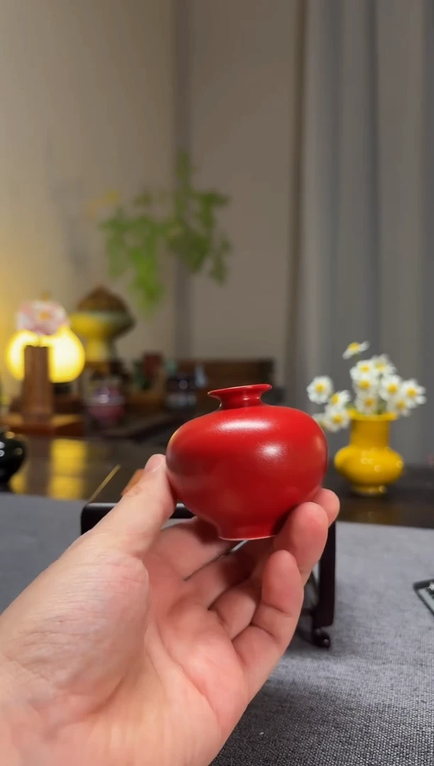 瓶景德镇陶瓷花瓶小花瓶水培插花鲜切花（不含花）