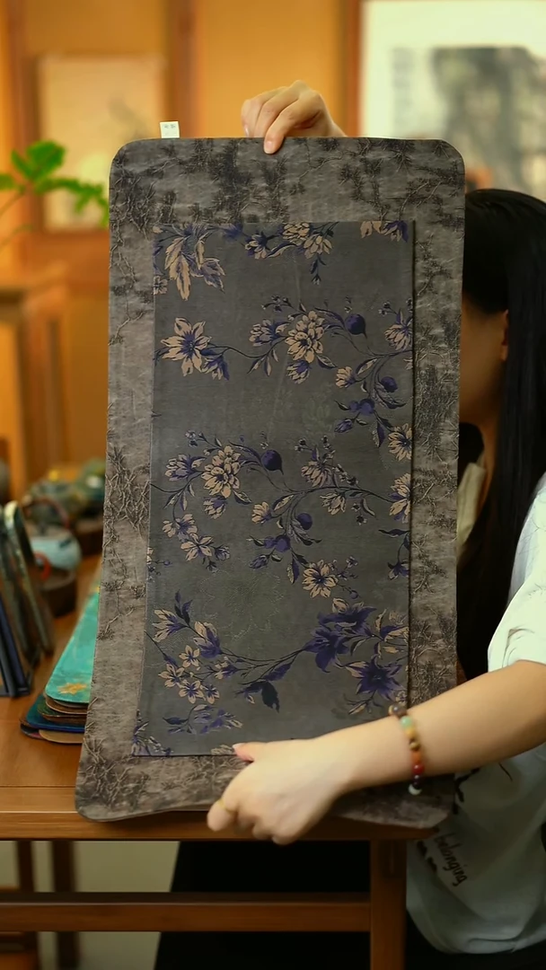 冰咖灰大片+灰色小片新款花朵