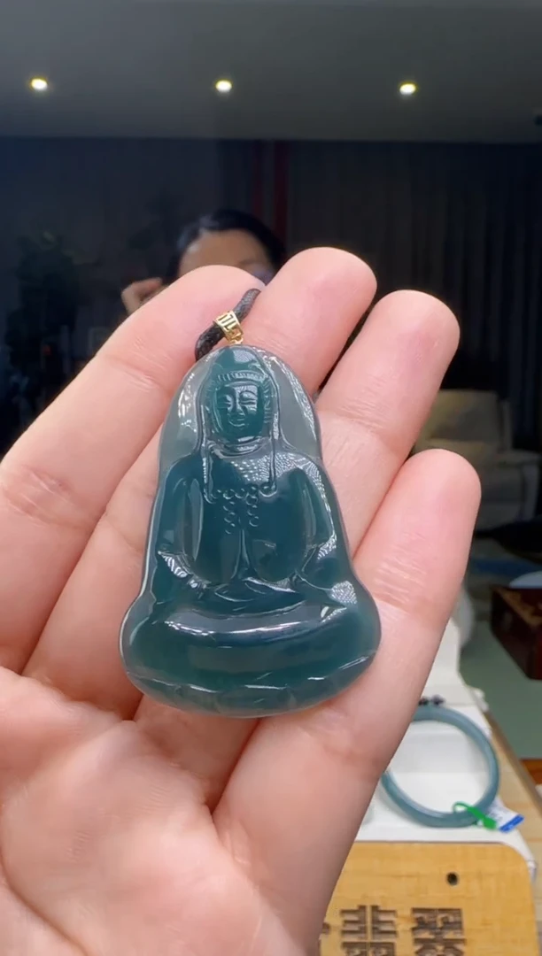 【闪购商品】翡翠颈饰18K金镶嵌多样性发其一XM@@60B7J15073