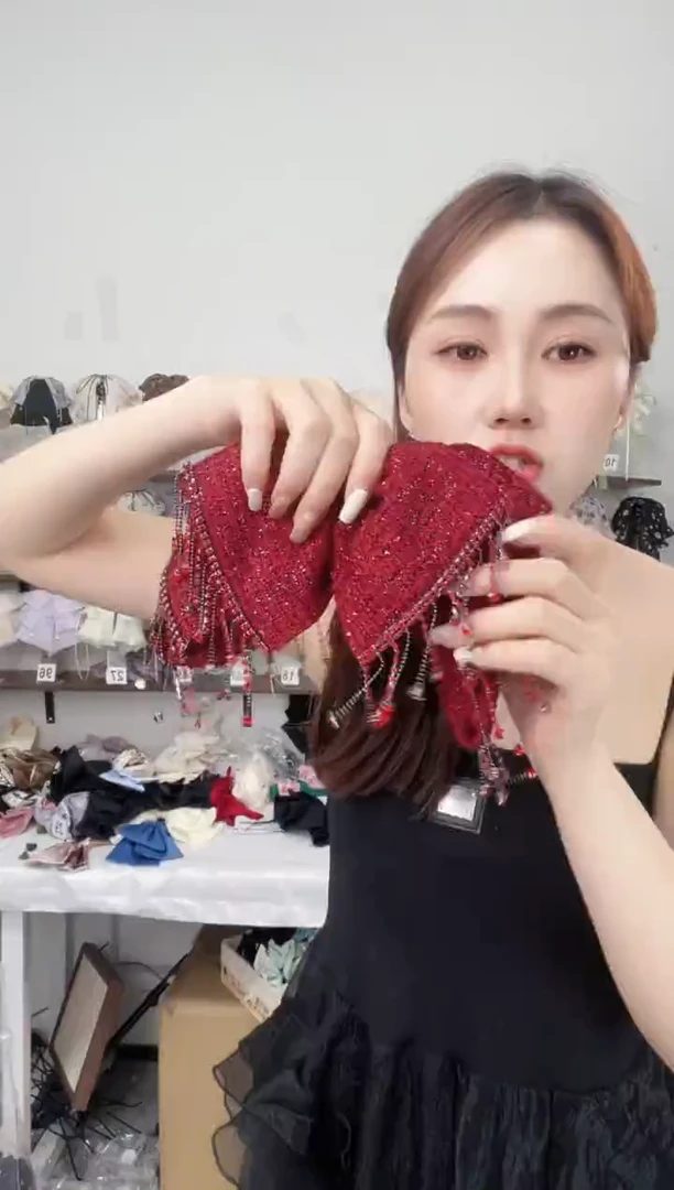 布艺非金属蝴蝶结发夹