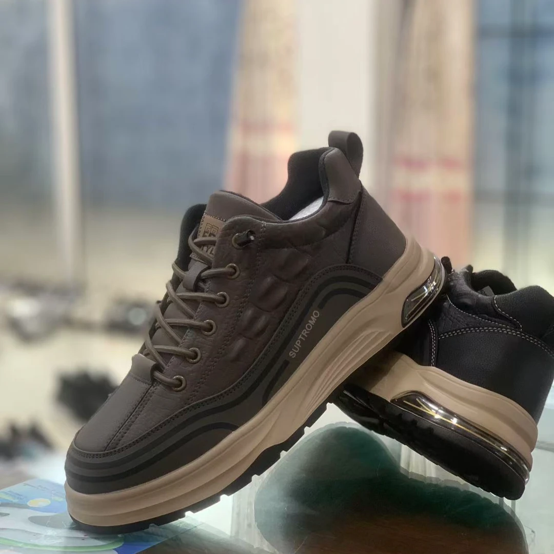 2024年冬季新款时尚舒适百搭轻便防滑耐磨男士休闲鞋