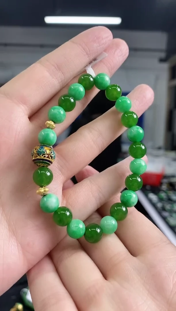 手串未镶嵌和田玉多样性发其一颜色微差