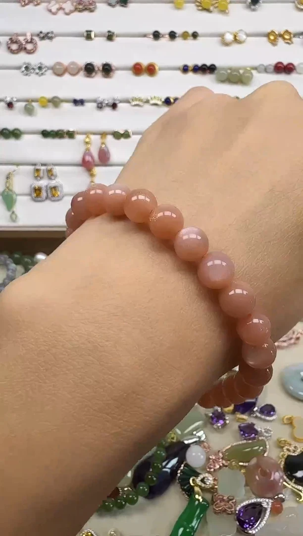 未镶嵌手串月光石 月光石