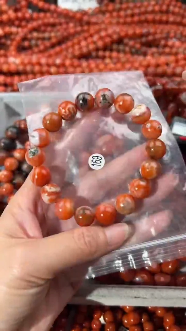 南红玛瑙手串未镶嵌12
