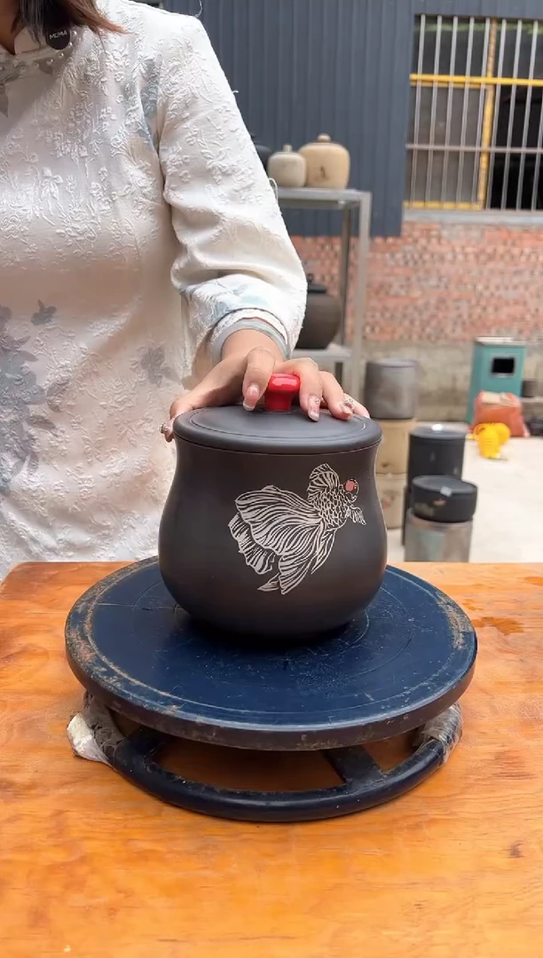 鸿运当头微瑕茶叶罐【缘分发】