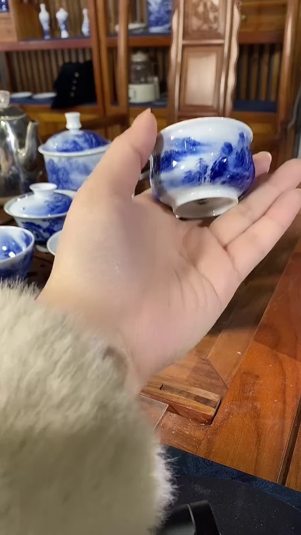 瓷王祖京主人杯茶杯