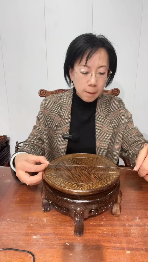木瑕疵处理鸡翅木虎头几20*22*12.5