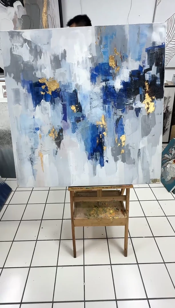 168现代艺术装饰画油画100cm*100cm