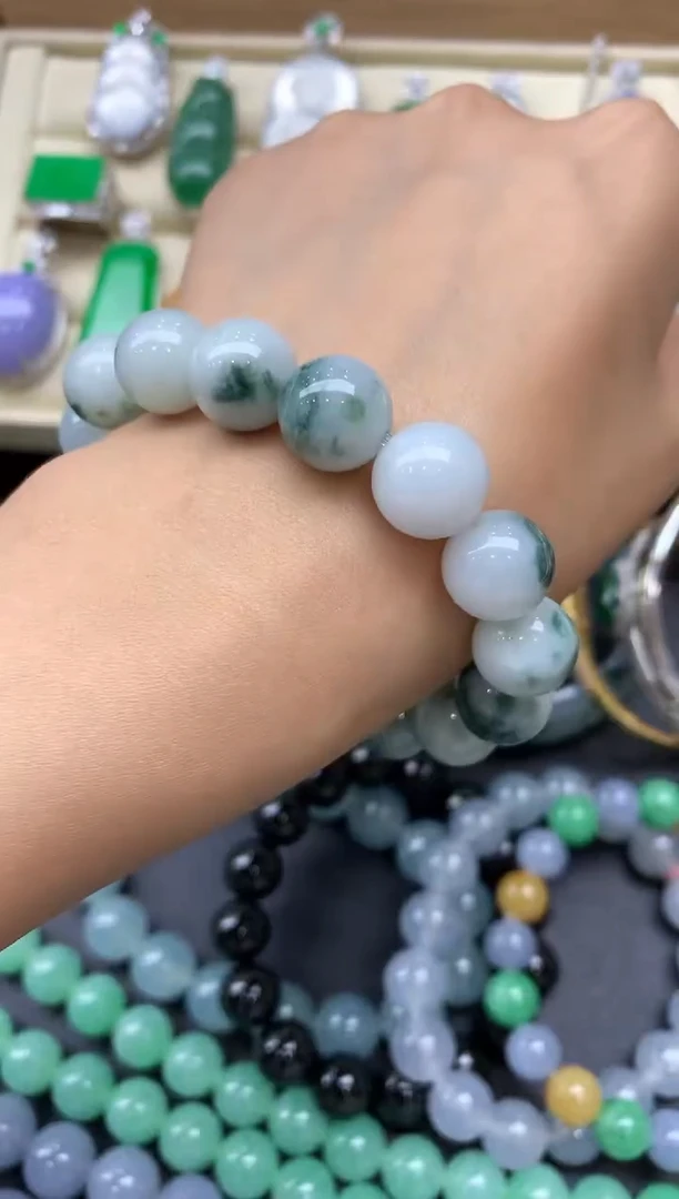 手链翡翠未镶嵌97-中国好珍宝
