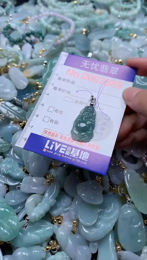 翡翠未镶嵌吊坠(不含链)2889
