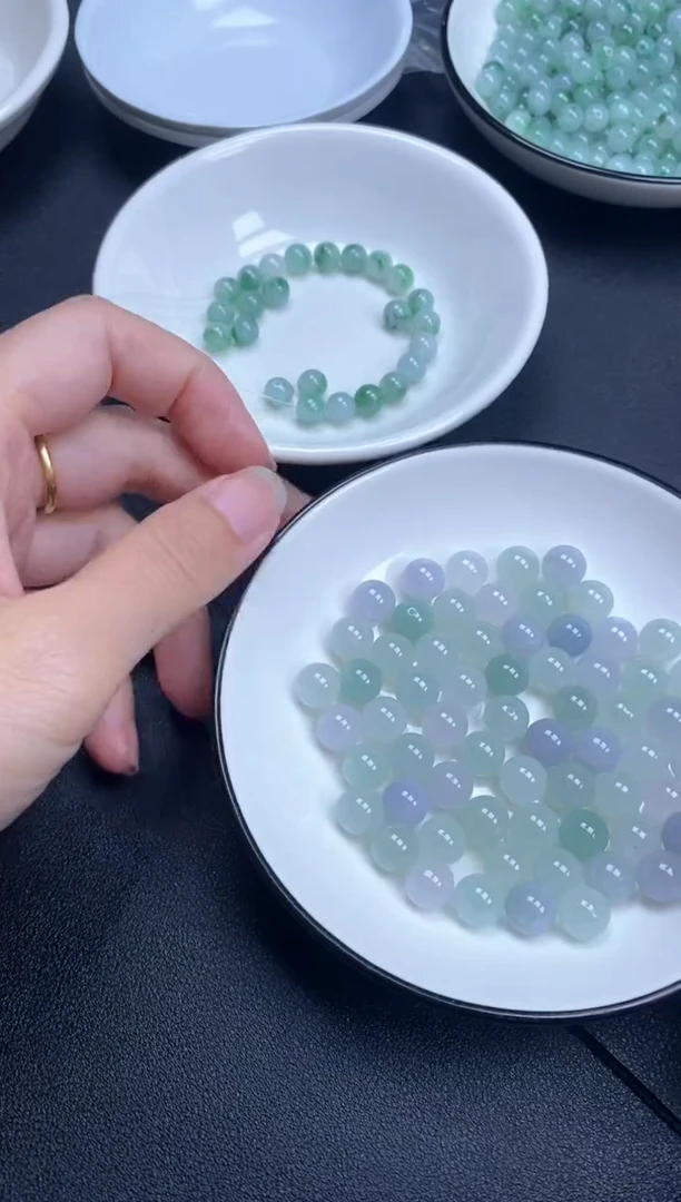 颈饰未镶嵌翡翠黑****1雪欣散珠定制diy