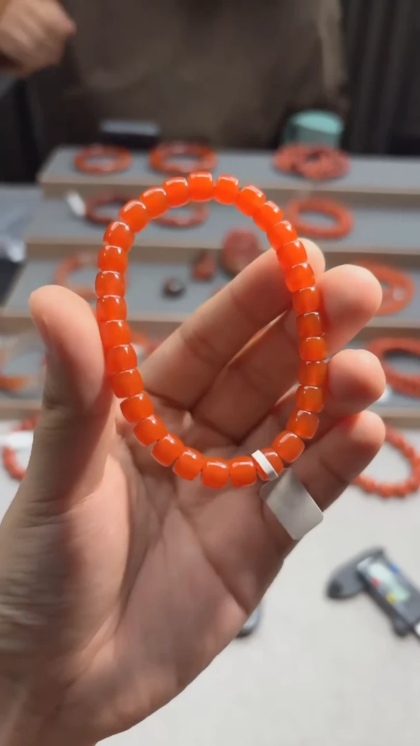 未镶嵌手串南红玛瑙卡7
